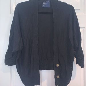 Black sweater cardigan American Eagle